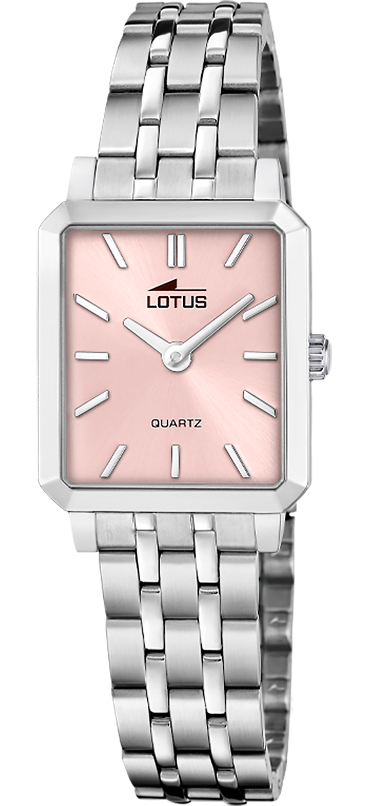 LOTUS  Женские часы в комплекте с браслетом, кварцевый механизм, сталь, 25,5 х 22 мм