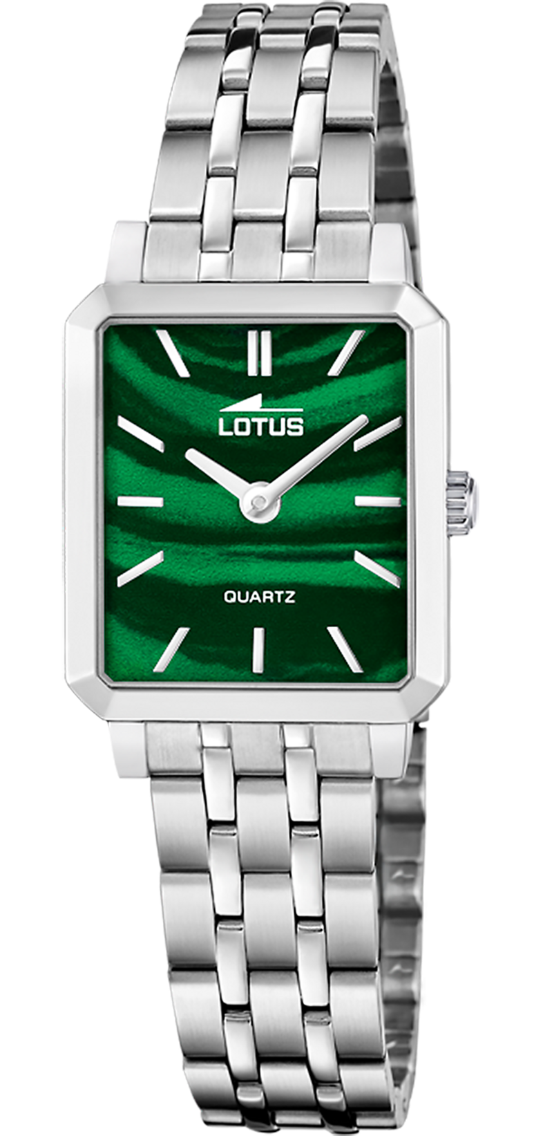 LOTUS  Женские часы в комплекте с браслетом, кварцевый механизм, сталь, 25,5 х 22 мм