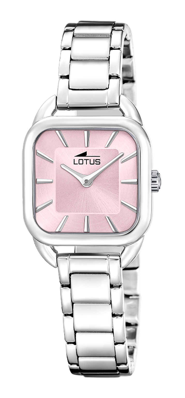 LOTUS  Женские часы в комплекте с браслетом, кварцевый механизм, сталь, 26 х 26 мм