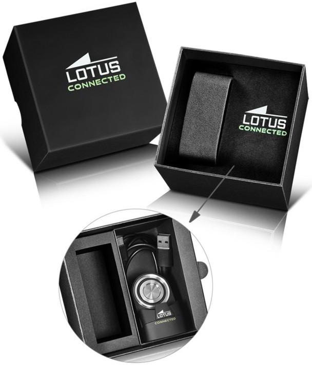 LOTUS  Мужские часы, гибридный механизм, карбон, 45 мм