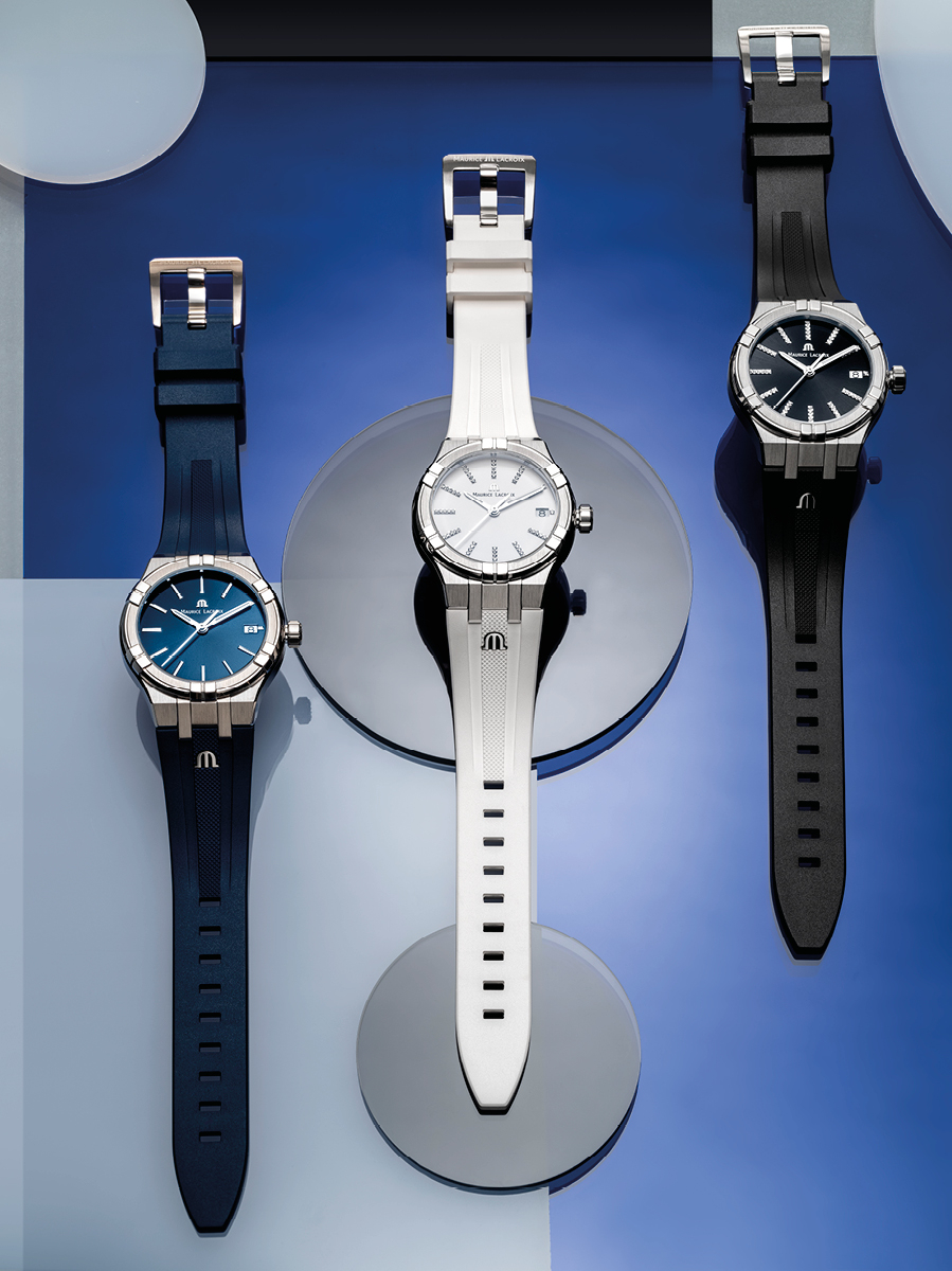 MAURICE LACROIX AIKON QUARTZ Женские швейцарские часы, кварцевый механизм, сталь, 35 мм