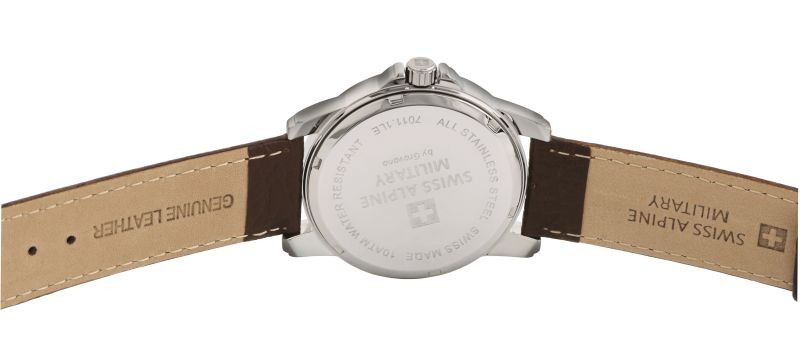 SWISS ALPINE MILITARY  Мужские швейцарские часы, кварцевый механизм, сталь, 40 мм