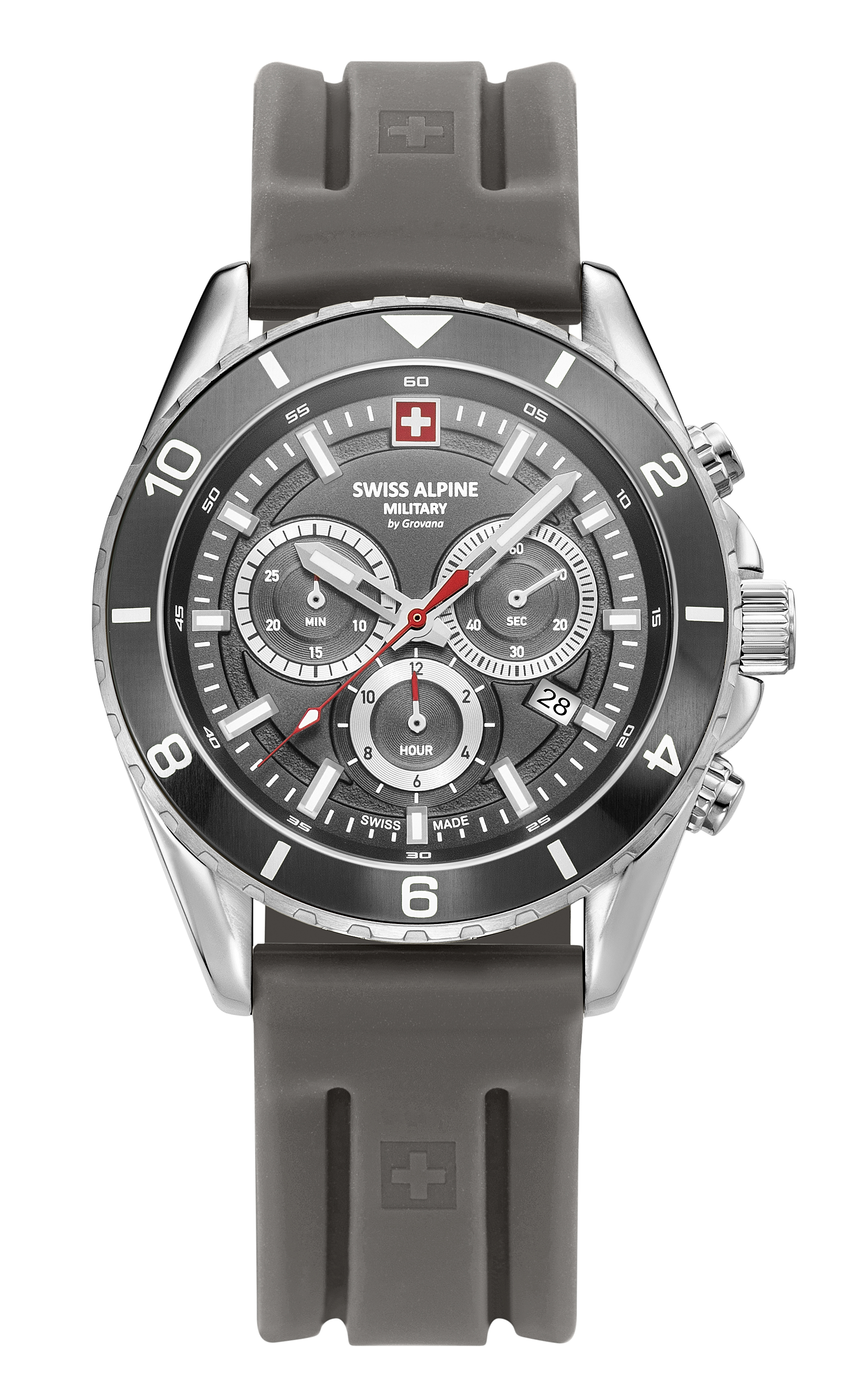 SWISS ALPINE MILITARY   Мужские швейцарские часы, кварцевый механизм, сталь, 43 мм