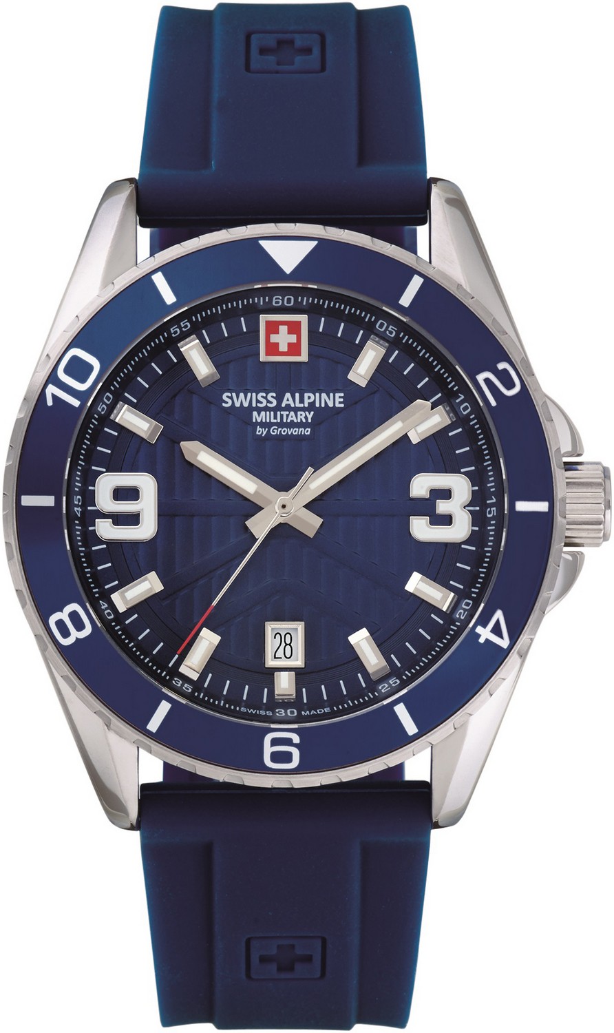SWISS ALPINE MILITARY  Мужские швейцарские часы, кварцевый механизм, сталь, 42 мм