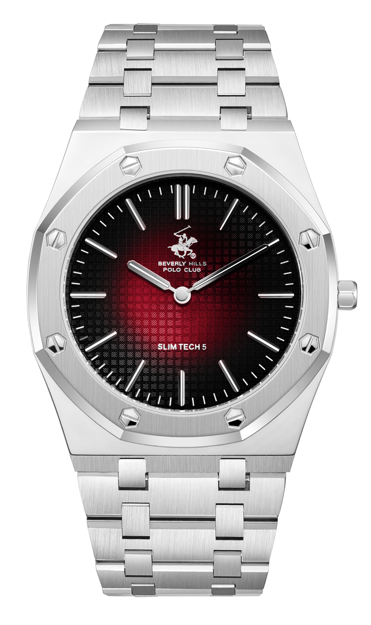 Мужские часы Beverly Hills Polo Club  BP3825X.380  часы, кварцевый механизм, сталь, 39 мм