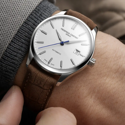 Ремешок для часов Frederique Constant, нубук, коричневый Подойдет к моделям часов: FC-220NS5B6, FC-240GRS5B6, FC-220DGS5B6, FC-220SS5B6, FC-252SS5B6, FC-303NV5B4

