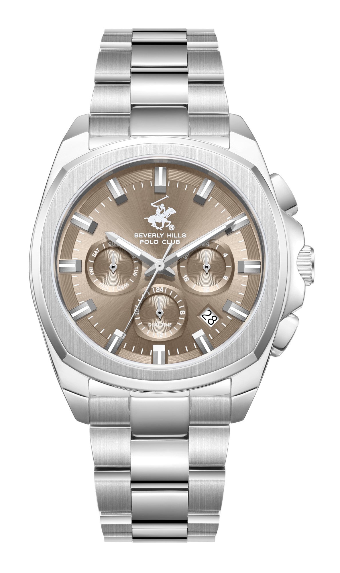 Мужские часы Beverly Hills Polo Club  BP3907X.360  часы, кварцевый механизм, сталь, 40,5 мм