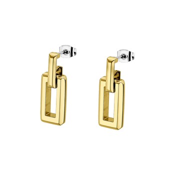 Urban Woman Серьги(LS2424-4/2) Серьги Lotus из нержавеющей стали с золотистым покрытием