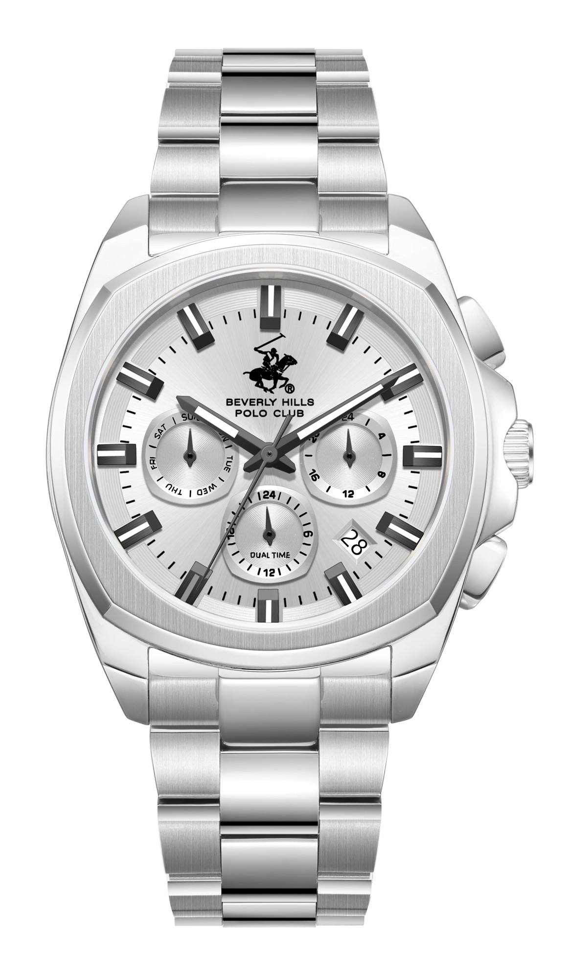 Мужские часы Beverly Hills Polo Club  BP3907X.330  часы, кварцевый механизм, сталь, 40,5 мм