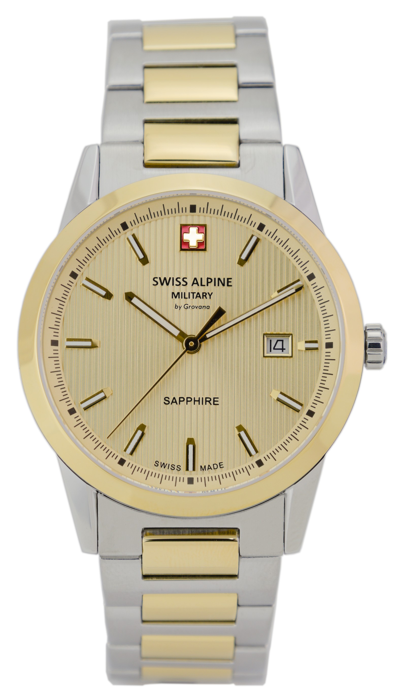 Женские часы Swiss Alpine Military Argos 7768.1141SAM  Женские швейцарские часы, кварцевый механизм, сталь с покрытием, 34 мм