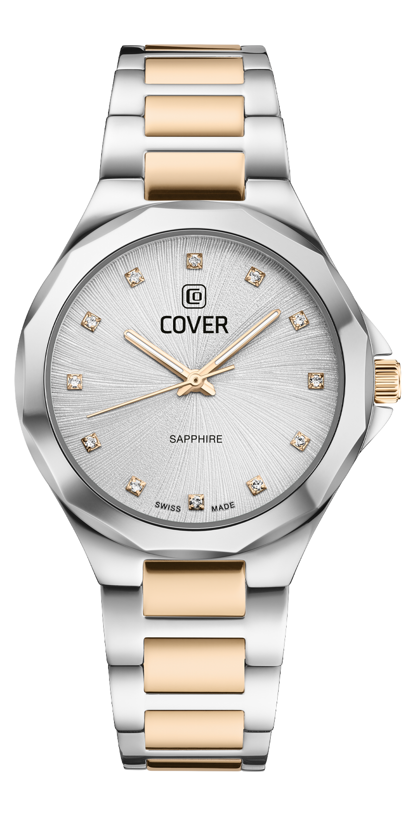 Женские часы Cover CARDEA CRYSTAL CO221.03 Женские швейцарские часы, кварцевый механизм, сталь, 32 мм