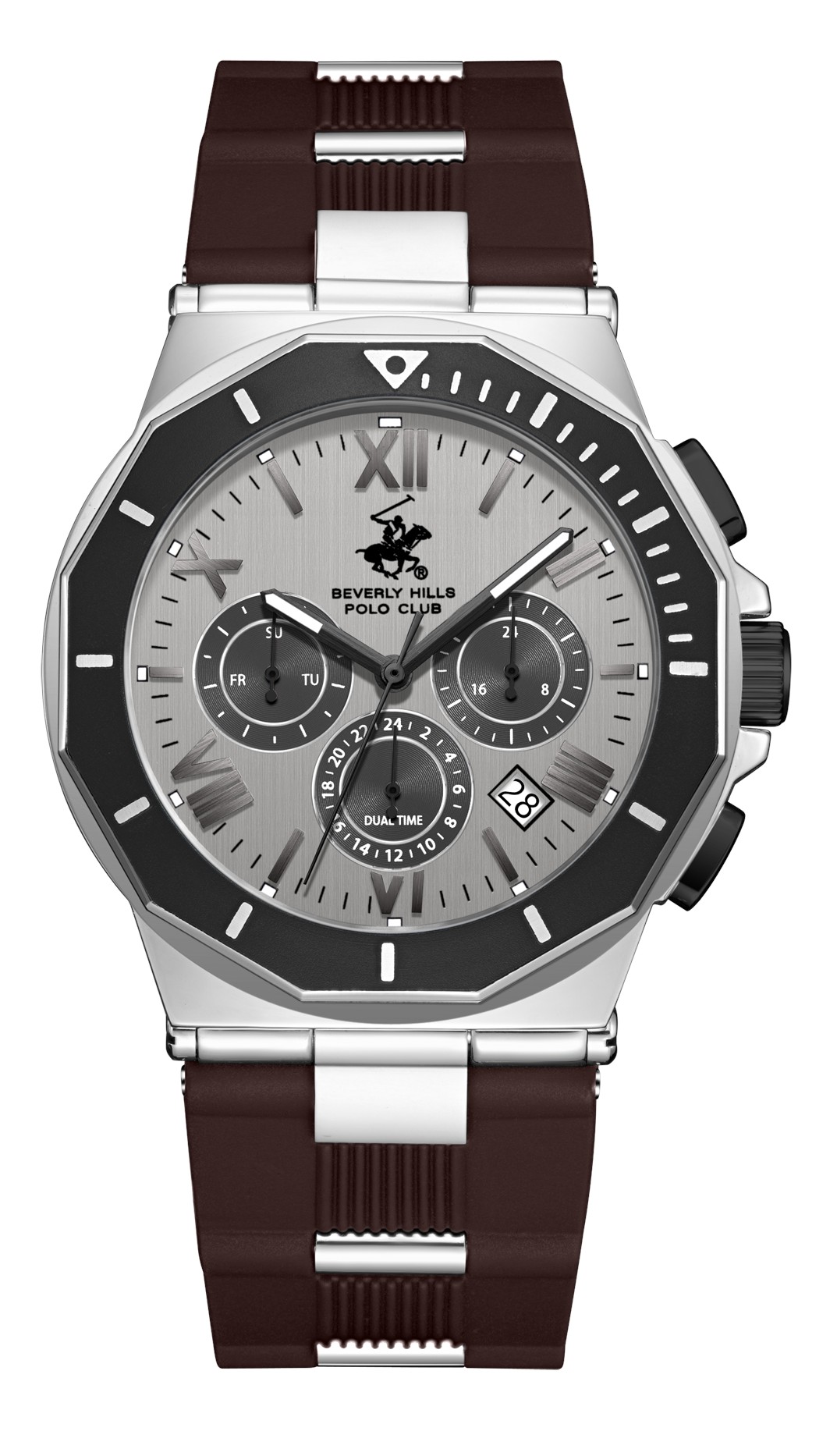 Мужские часы Beverly Hills Polo Club  BP3887X.361  часы, кварцевый механизм, сталь с покрытием, 43 мм