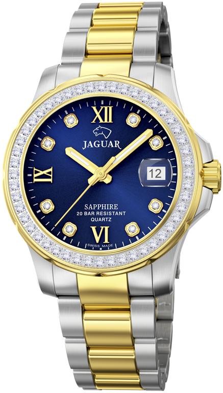 Женские часы Jaguar Woman J893/2 Женские швейцарские часы, кварцевый механизм, сталь с покрытием, 34,5 мм