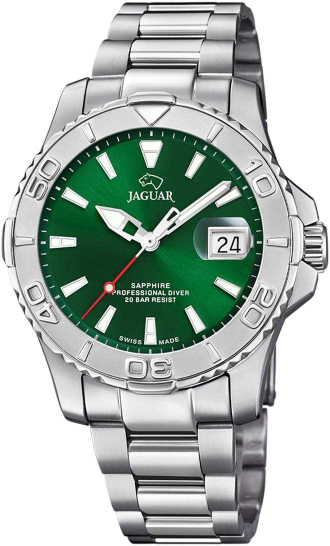 Унисекс часы Jaguar Couple Diver J969/1 Унисекс швейцарские часы, кварцевый механизм, сталь, 40 мм
