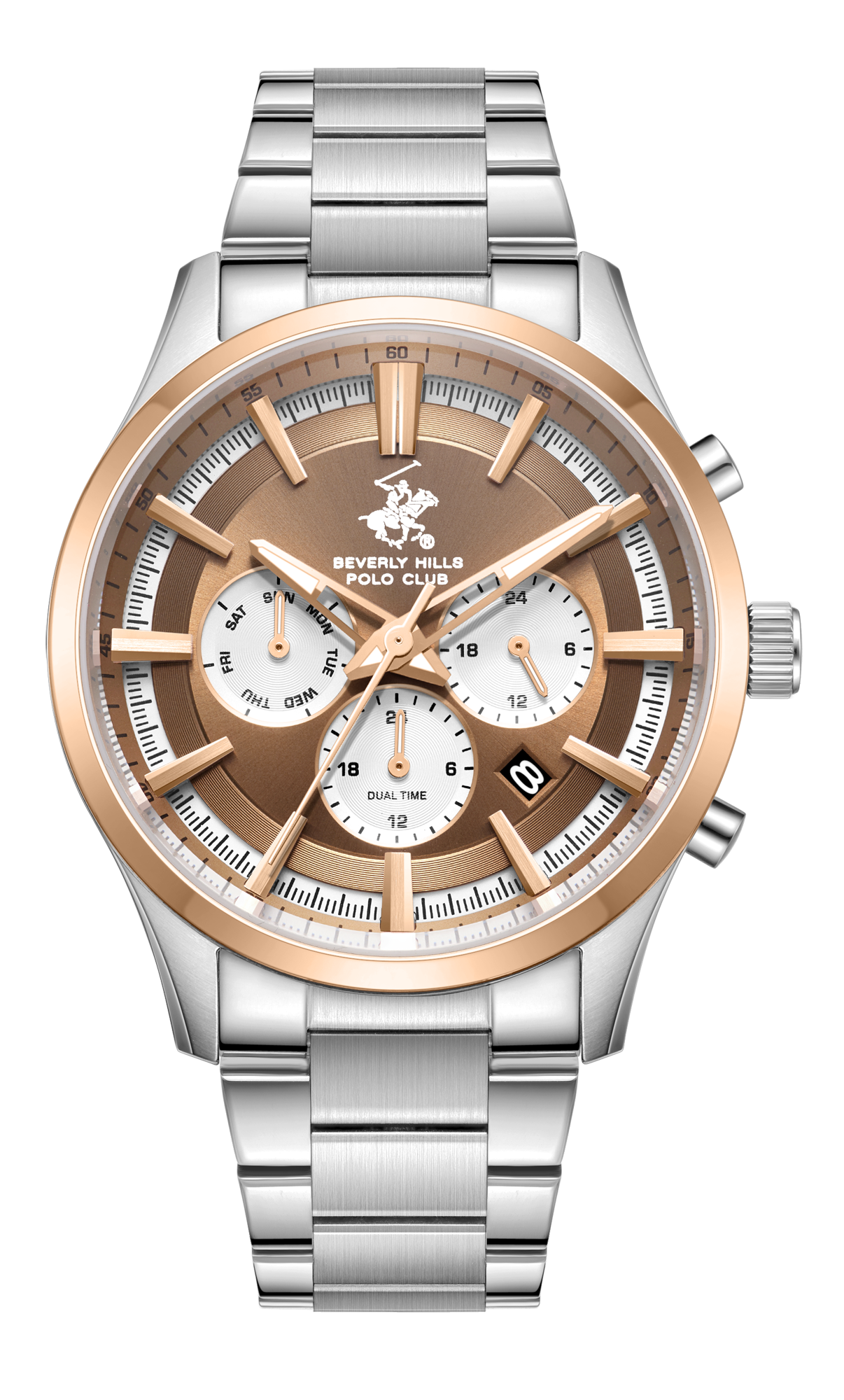 Мужские часы Beverly Hills Polo Club  BP3779X.510 Мужские часы, кварцевый механизм, сталь с покрытием, 42,5 мм