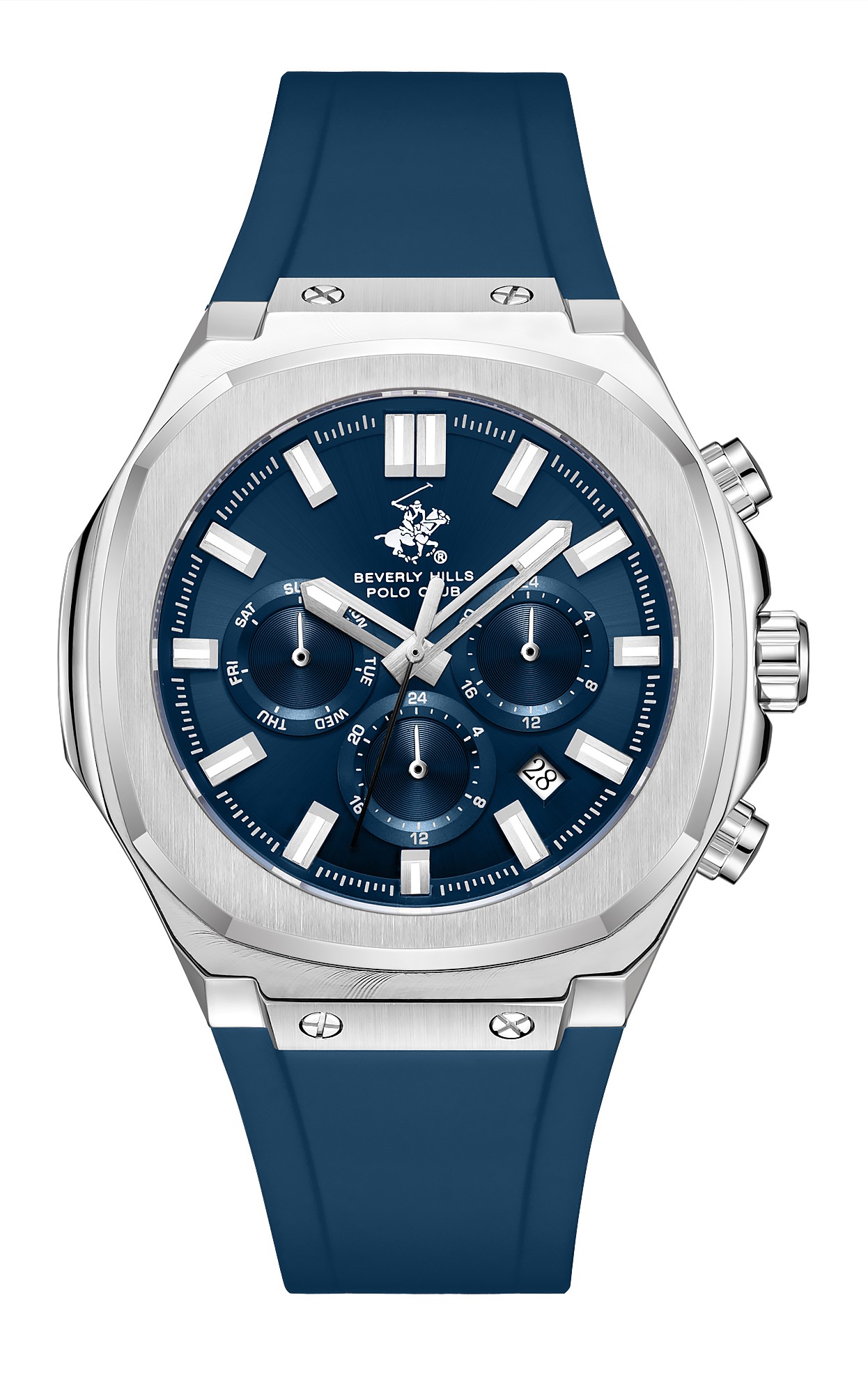 Мужские часы Beverly Hills Polo Club  BP3933X.399  часы, кварцевый механизм, сталь, 45,32х49,4 мм