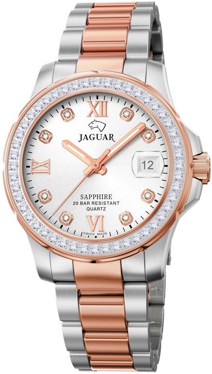 Женские часы Jaguar Woman J894/1 Женские швейцарские часы, кварцевый механизм, сталь с покрытием, 34,5 мм