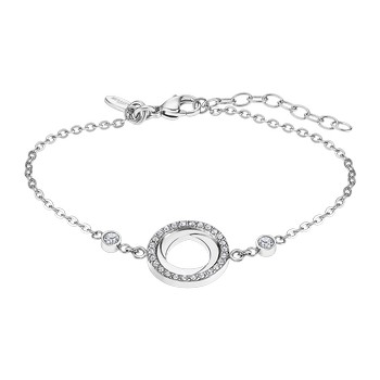Bliss Браслет(LS2176-2/1) Браслет Lotus из нержавеющей стали и вставками из циркония