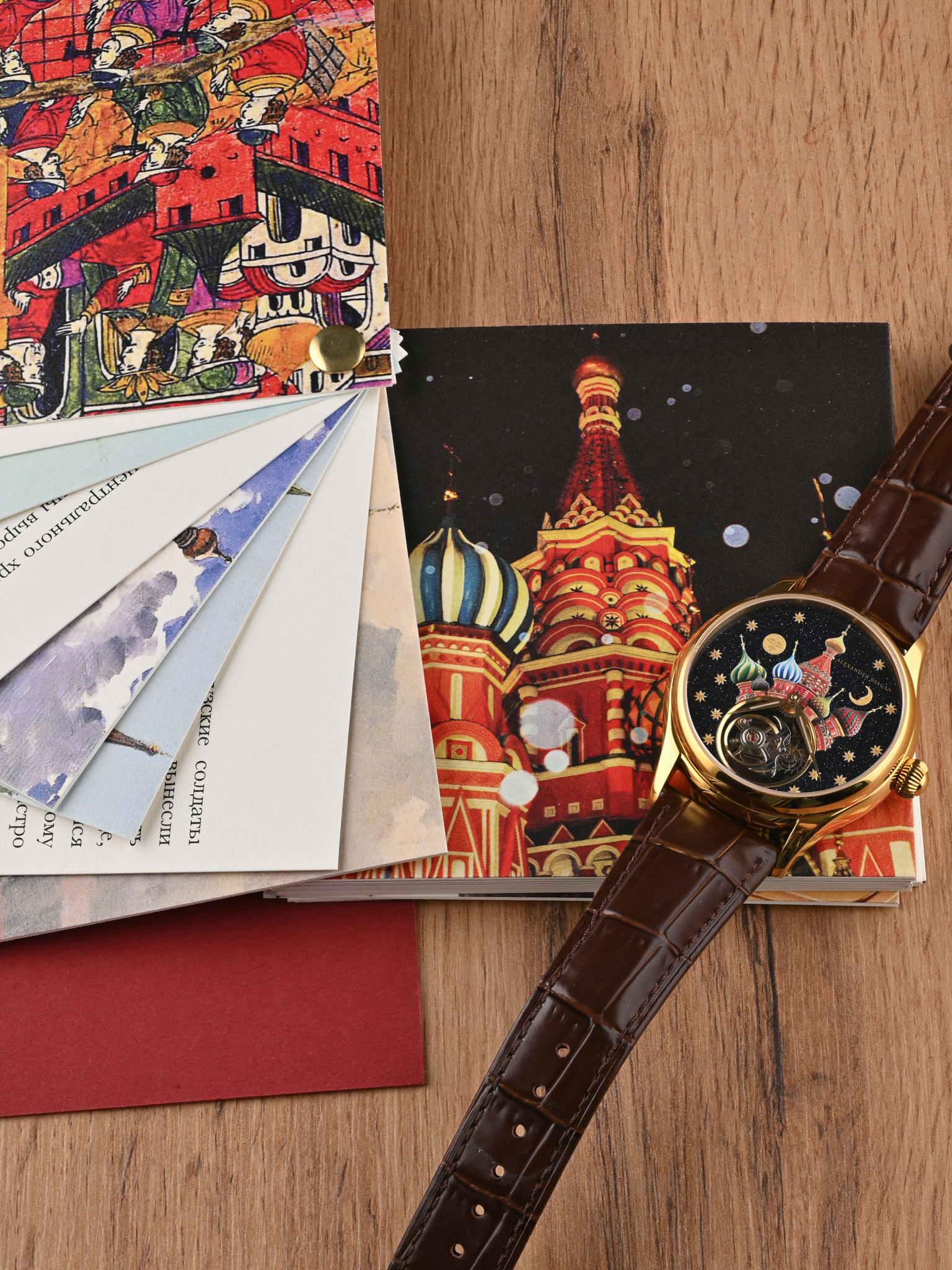 Часы ALEXANDER DIAGAN  Tourbillon St. Basils Cathedral, Пол: унисекс