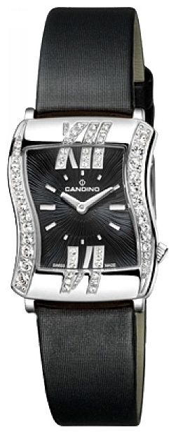 Ремешок для часов Candino сатиновый, черный, для С4425/2, C4596/3,  17мм Сатиновые ремешки для часов универсальны и подходят как для повседневной носки, так и для вечерних выходов. Сатин - материал деликатный и при правильном и аккуратном обращении будет долго вас радовать, а его блеск придавать часам изысканный вид. Ремешки из сатина мягкие и гипоаллергенные, они не вызывают раздражения и комфортны при длительном ношении. У нас присутствуют только высококачественные материалы и оригинальный товар от производителя.