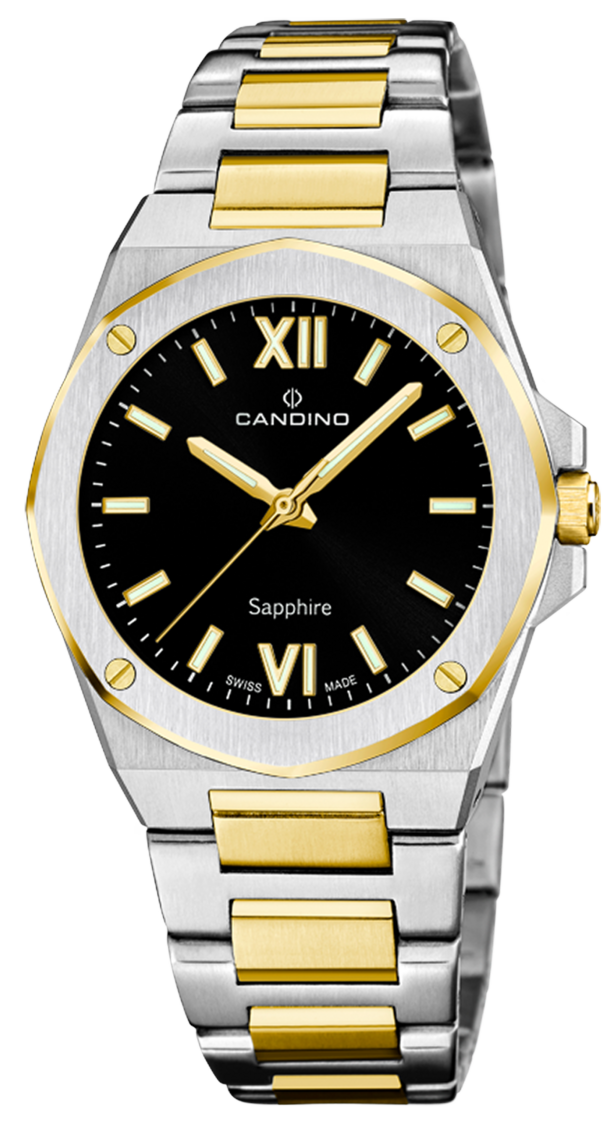 Женские часы Candino Lady Elegance C4776/6 Женские швейцарские часы, кварцевый механизм, сталь, 33,5 мм